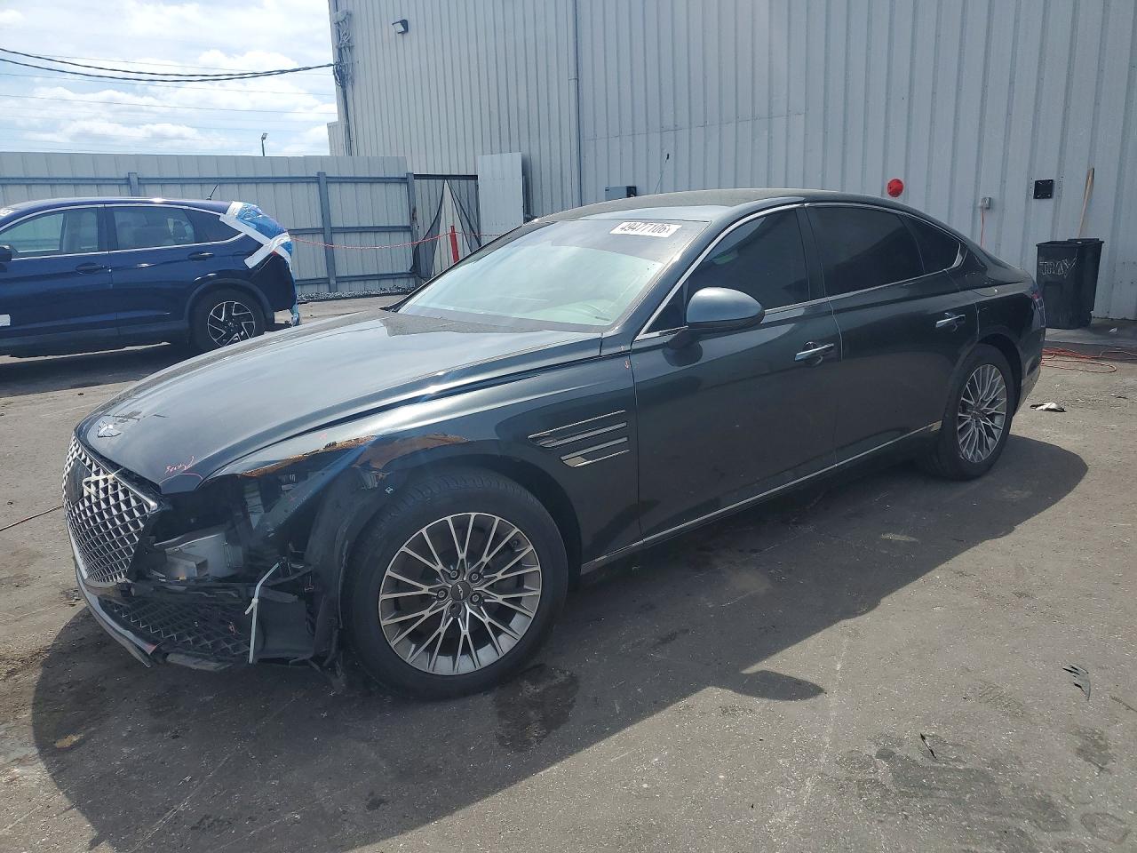 2022 Genesis G80 2.5T, VIN KMTGB4SC5NU093526 — Front end