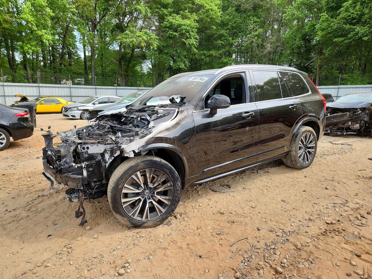 2020 Volvo XC90 Momentum, VIN YV4102CK2L1602388 — Engine fire