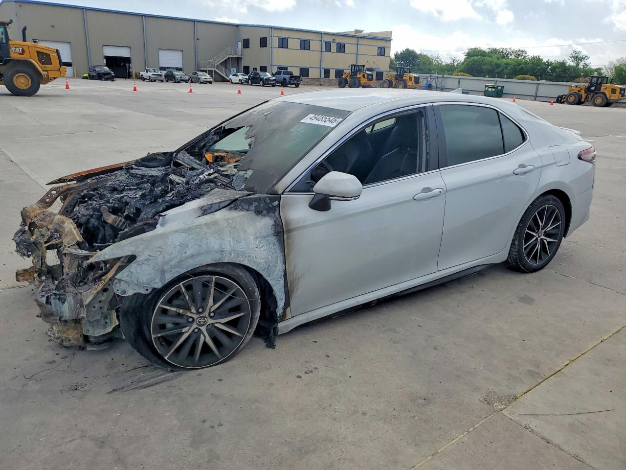 2022 Toyota Camry SE, VIN 4T1G11AK8NU002298 — Engine fire