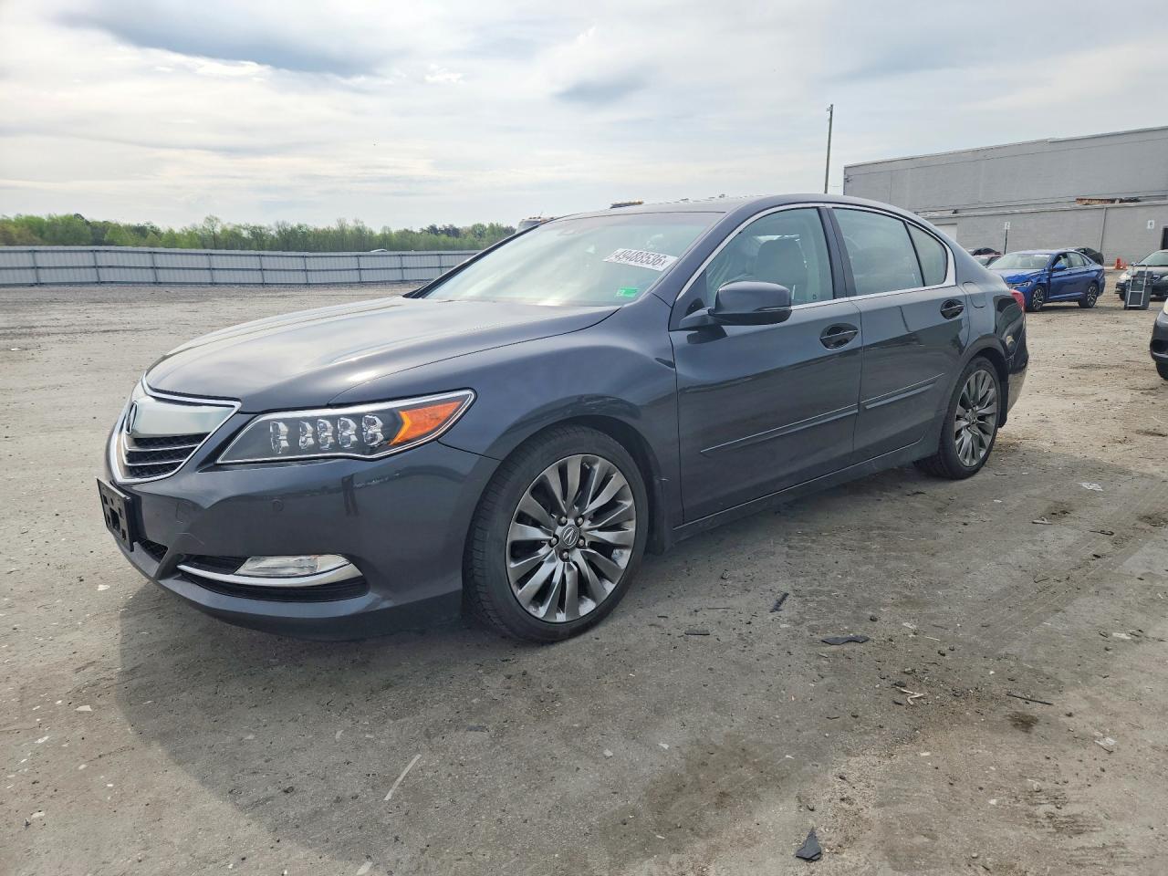 2016 Acura RLX Advance, VIN JH4KC1F91GC001760 — Rear end