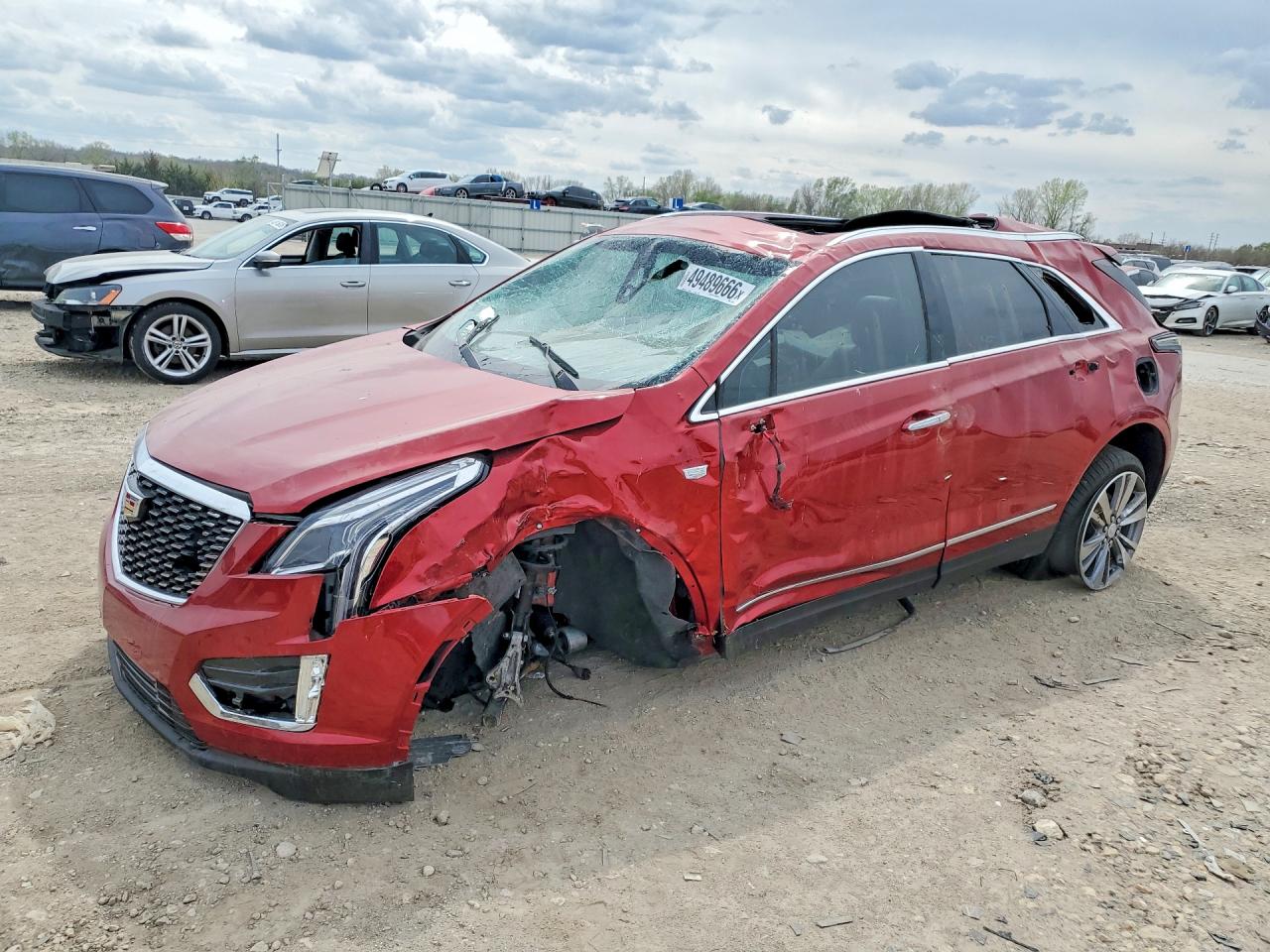 2025 Cadillac XT5 AWD Premium Luxury, VIN 1GYKNDR44SZ147535 — Rollover