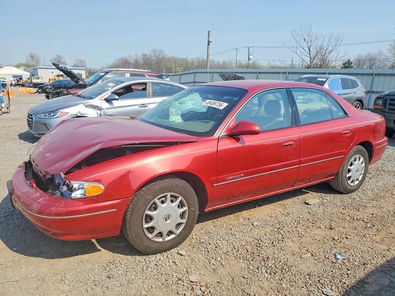 1997 Buick Century Custom, VIN 2G4WS52M8V1407721 — Перед