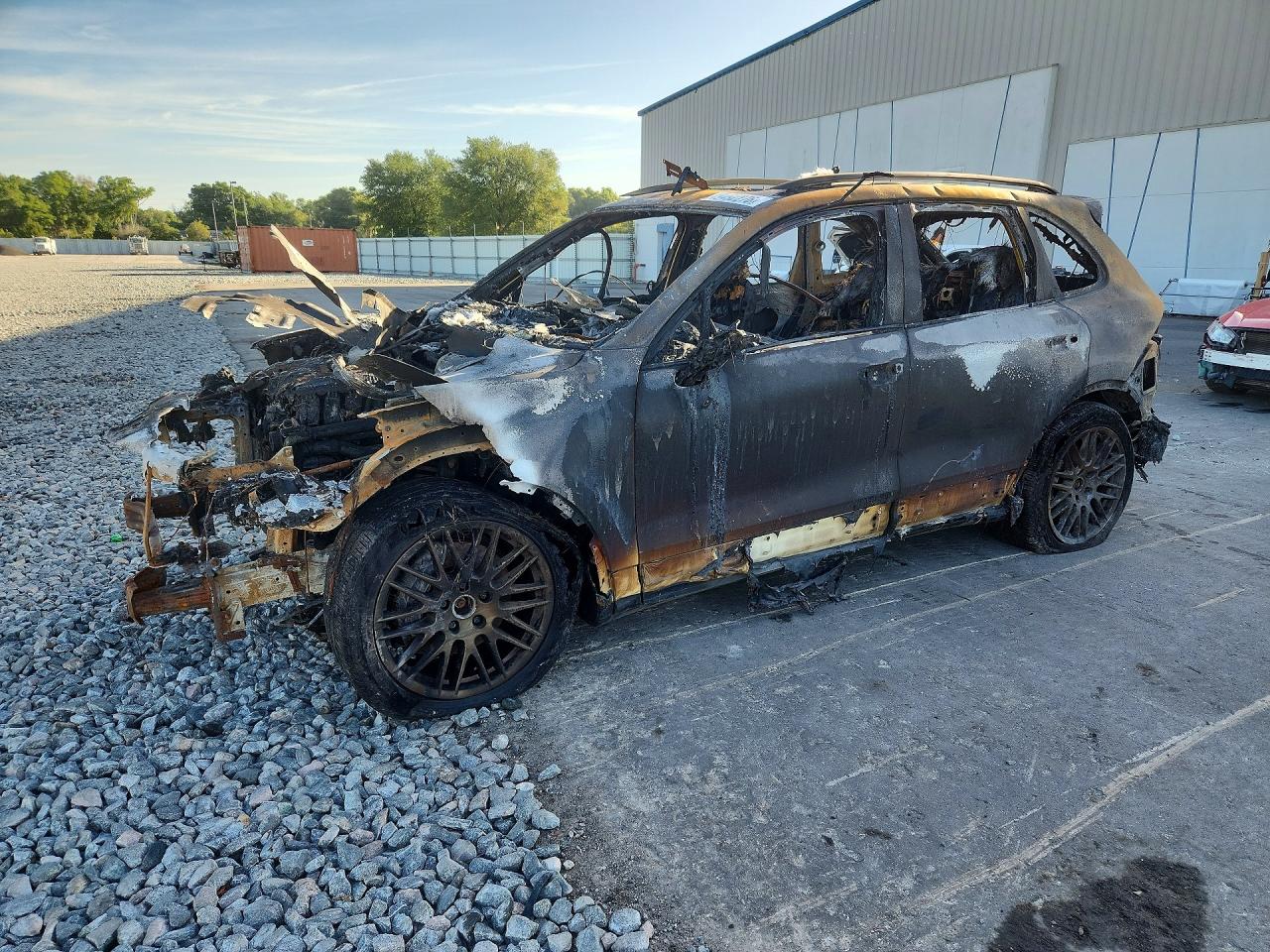 2017 Porsche Cayenne, VIN WP1AA2A23HKA92149 — Burn