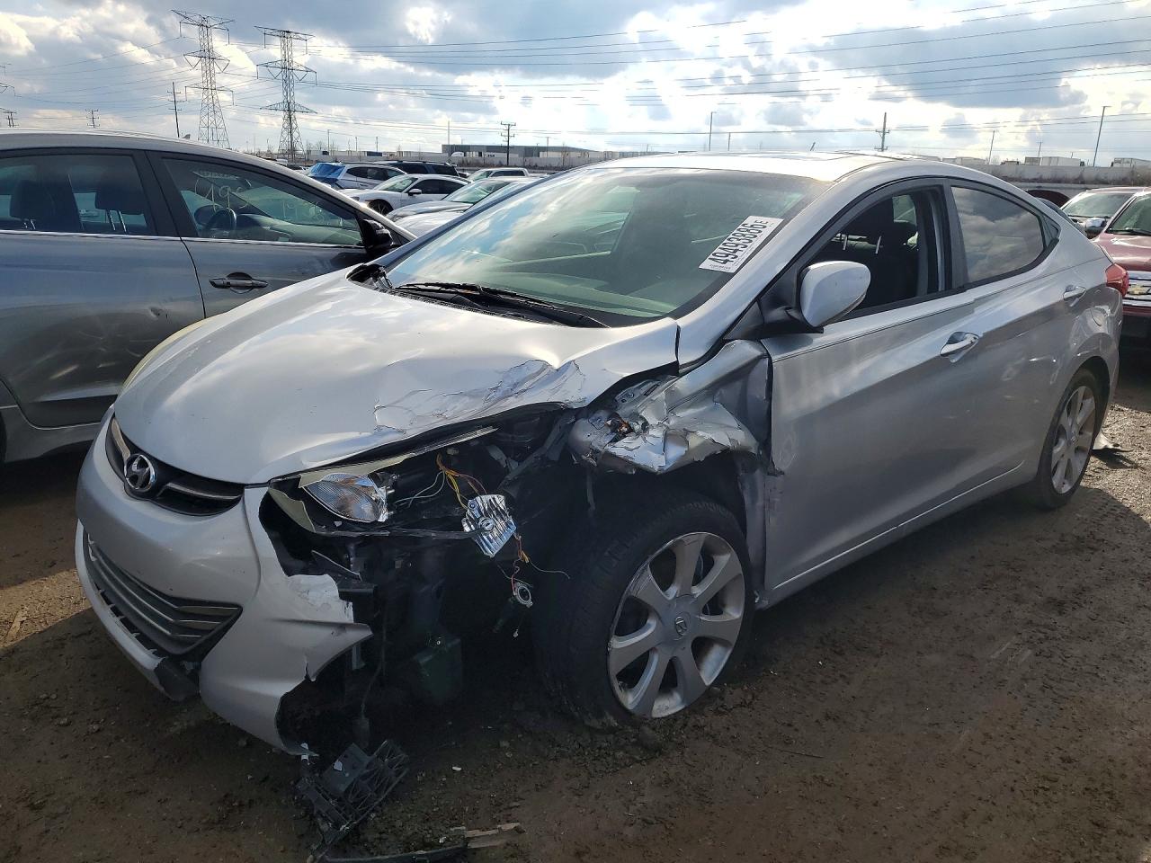 2013 Hyundai Elantra Limited, VIN 5NPDH4AE8DH378720 — Front end