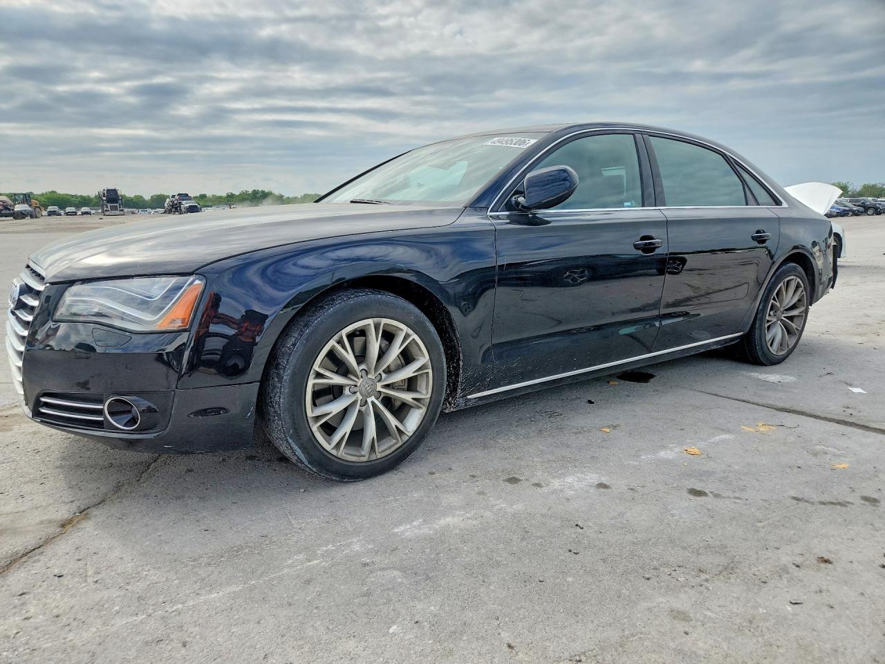 2014 Audi A8 3.0T, VIN WAURGAFD4EN010198 — Side