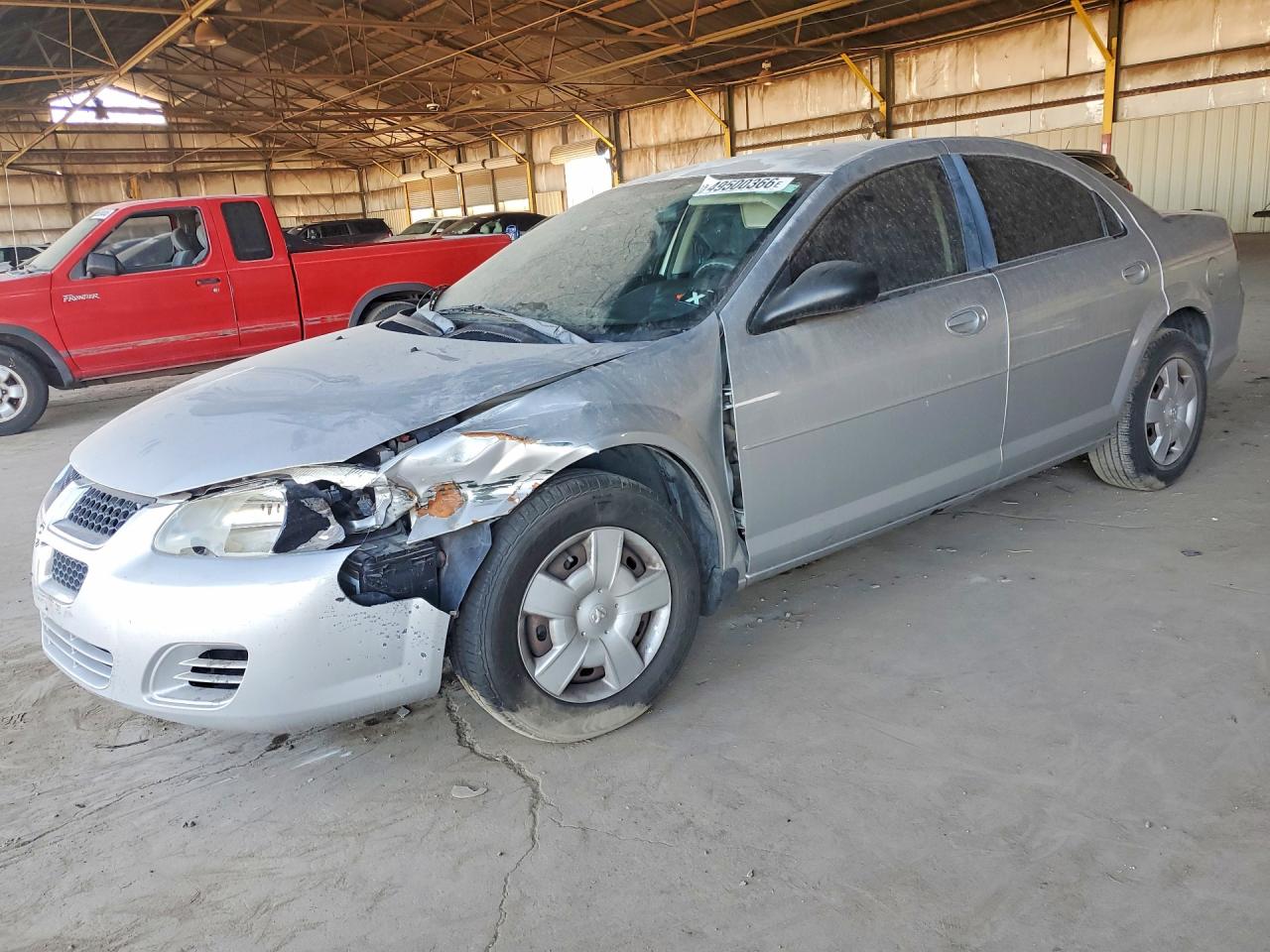 2005 Dodge Stratus SXT, VIN 1B3EL46T65N605125 — Front end