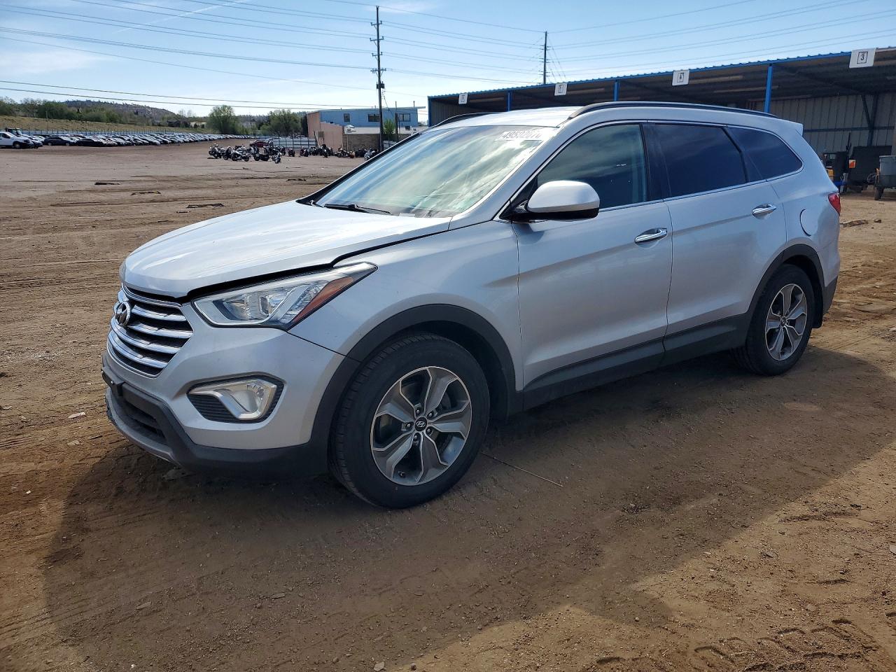 2014 Hyundai Santa Fe GLS, VIN KM8SMDHF4EU051008 — Minor dents and scratches