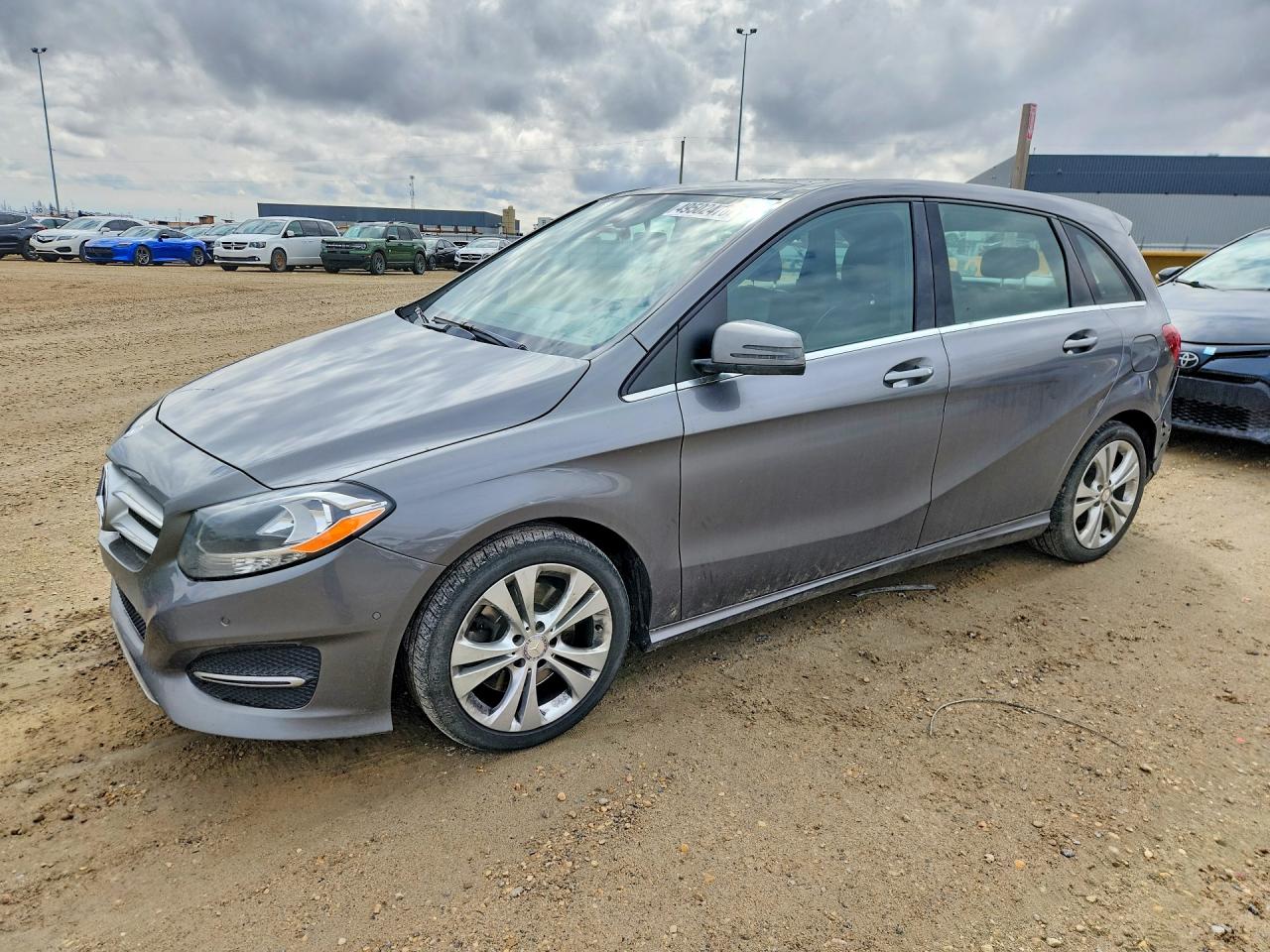 2016 Mercedes-Benz B Electric Drive, VIN WDDMH4GB3GJ367851 — Rear end