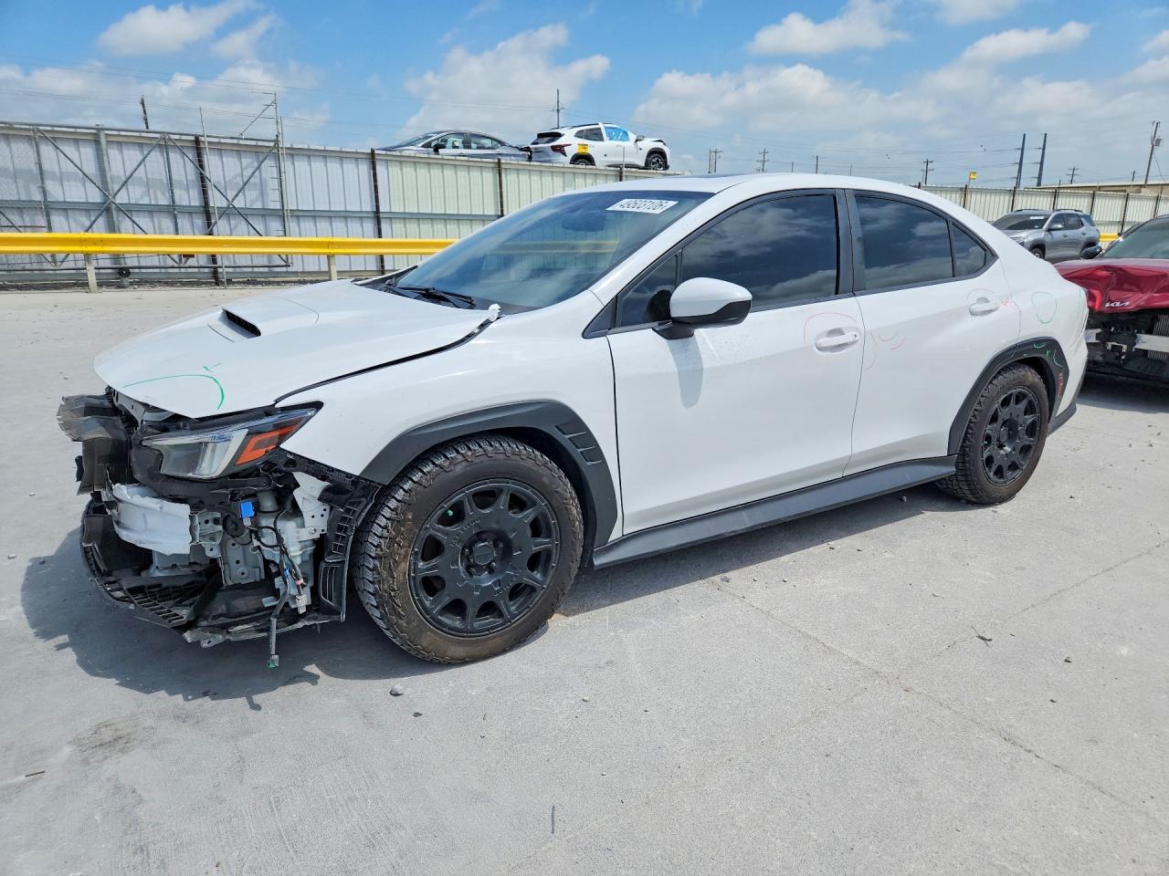 2023 Subaru WRX Premium, VIN JF1VBAF68P9805497 — Front end