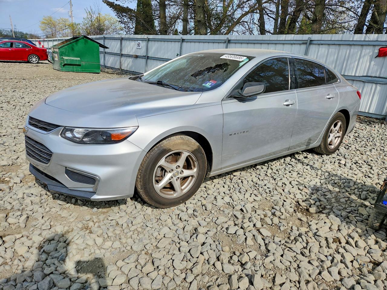2018 Chevrolet Malibu LS, VIN 1G1ZB5ST3JF118718 — Front end