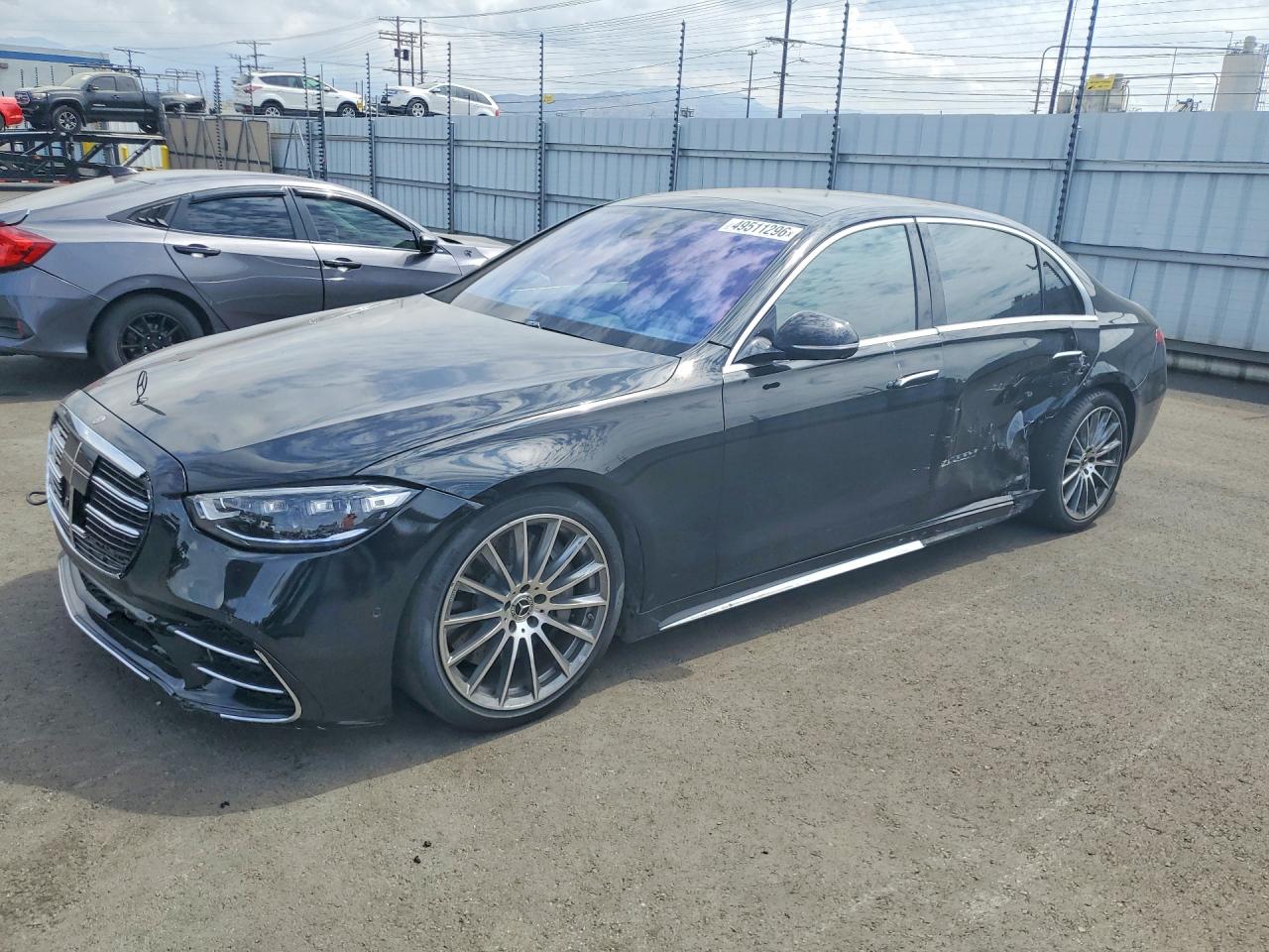 2021 Mercedes-Benz S 580, VIN W1K6G7GB0MA056189 — Side