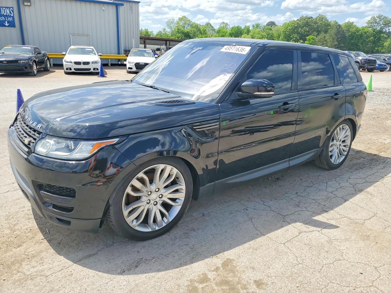 2017 Land Rover Range Rover Sport SE, VIN SALWG2FV4HA158991 — Бок
