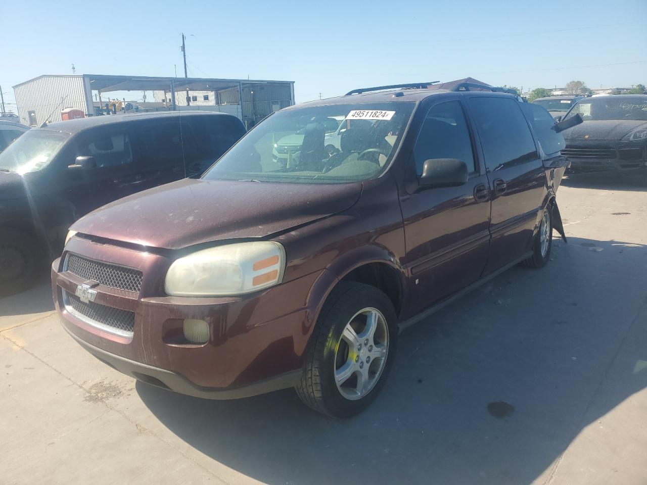 2007 Chevrolet Uplander 2LT, VIN 1GNDV33157D114949 — Rear end