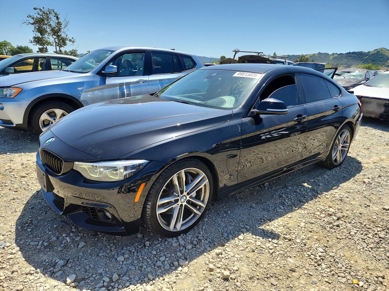 2018 BMW 4 Series 430i, VIN WBA4J1C53JBG79991 — Rear end