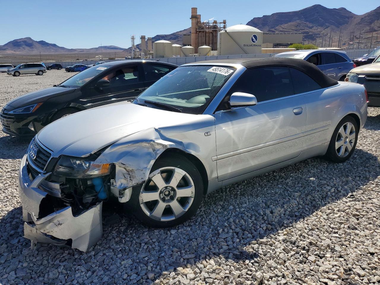 2004 Audi A4 3.0L, VIN WAUDT48H54K016423 — Front end