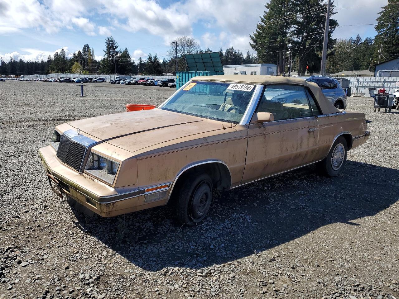 1984 Chrysler LeBaron, VIN 1C3BC55C3EG167732 — Minor dents and scratches