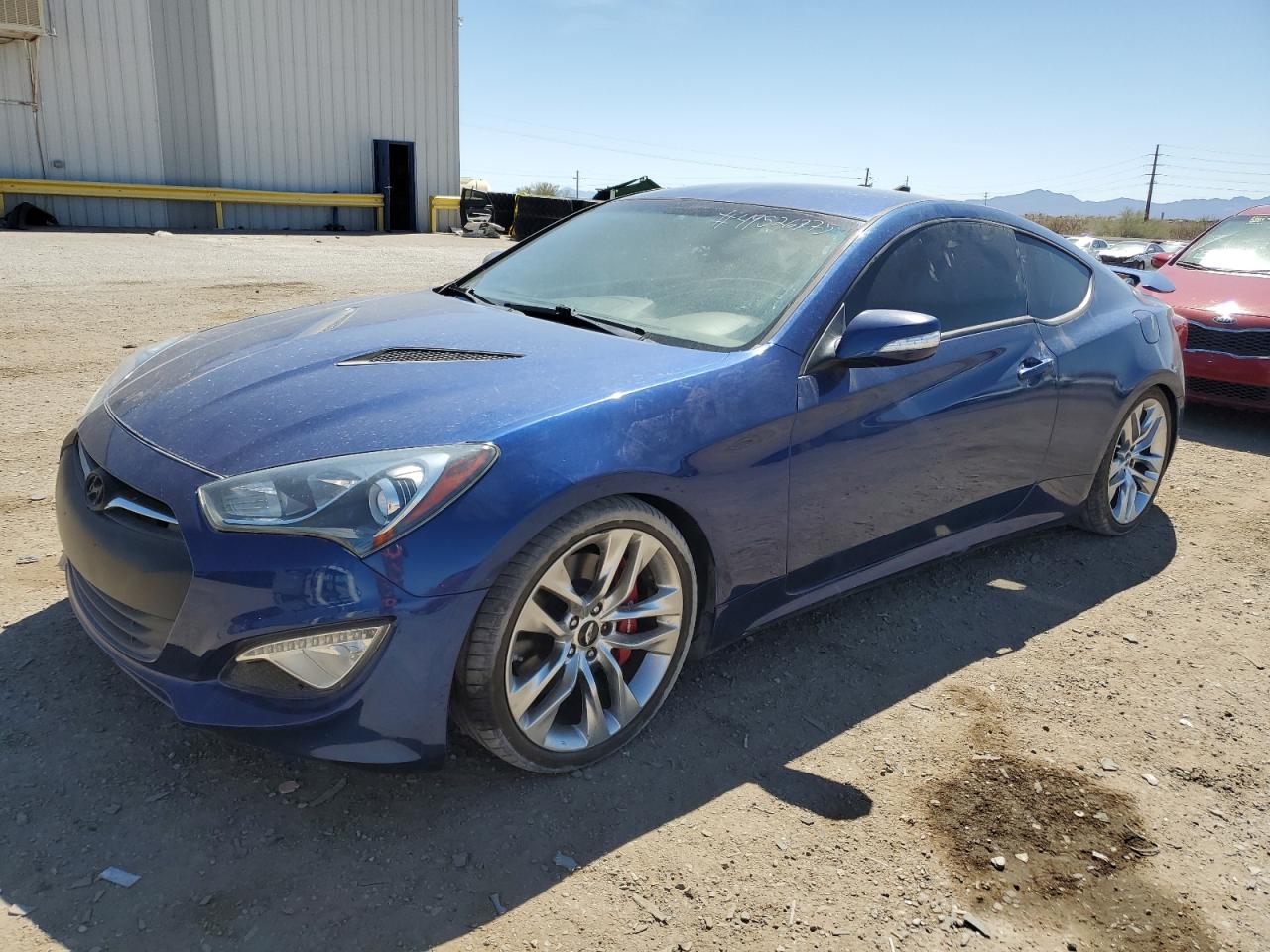 2015 Hyundai Genesis Coupe Ultimate, VIN KMHHU6KJ1FU126218 — Minor dents and scratches