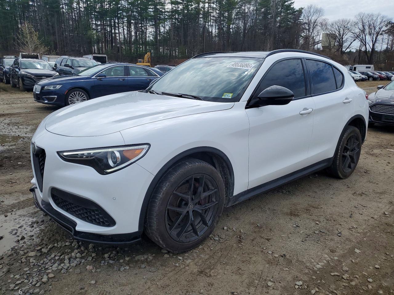 2019 Alfa Romeo Stelvio Ti Sport, VIN ZASPAKBN0K7C40988 — Minor dents and scratches