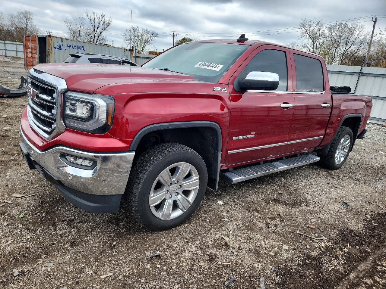 2018 GMC Sierra 1500 SLT, VIN 3GTU2NEC2JG255581 — Hail
