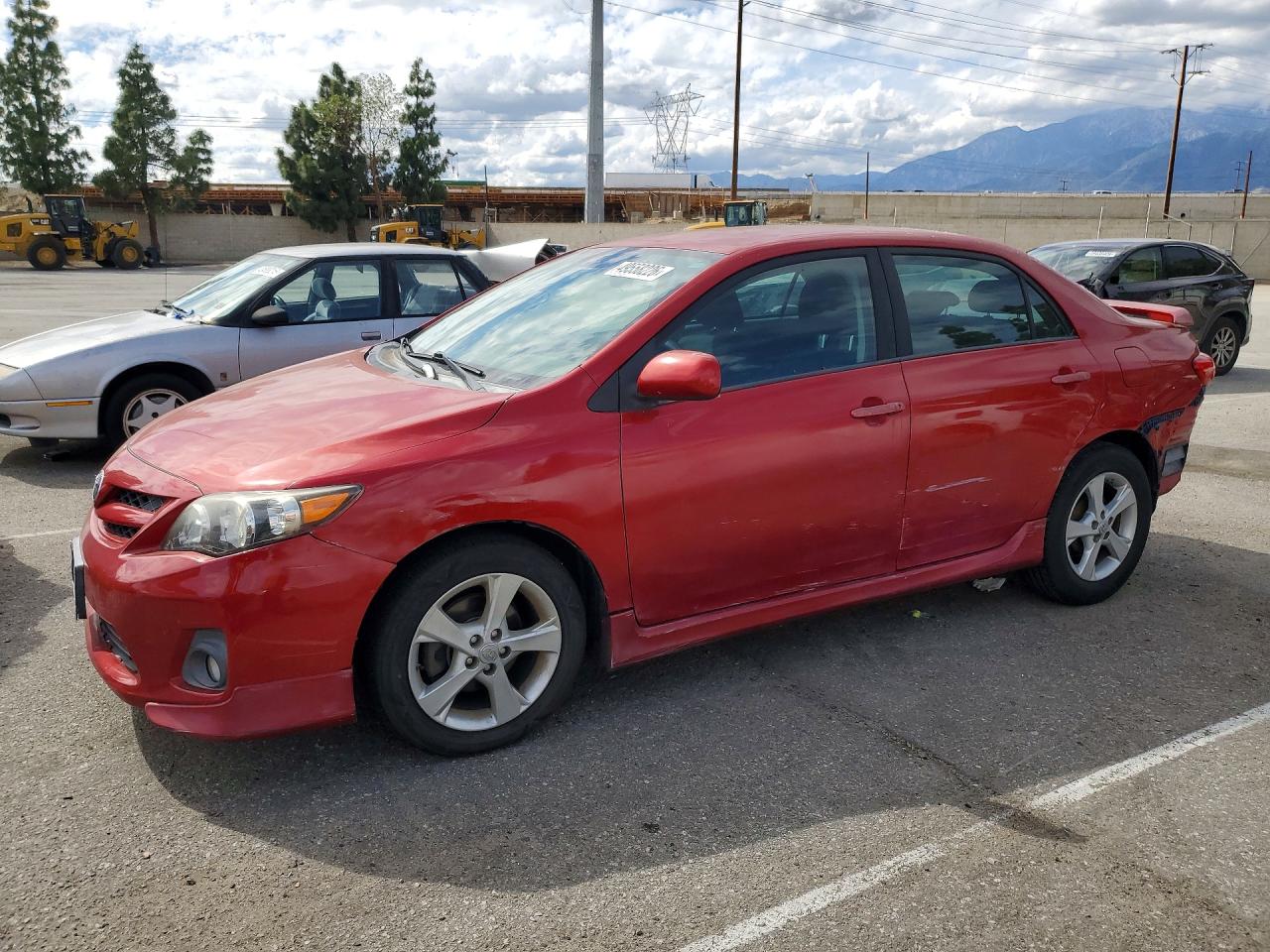 2011 Toyota Corolla S, VIN 2T1BU4EEXBC577958 — Rear end