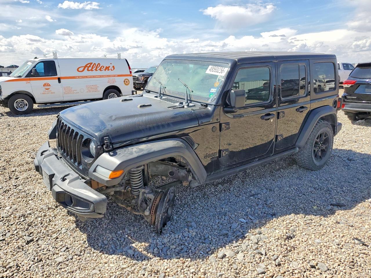 2021 Jeep Wrangler Unlimited 80th Anniversary, VIN 1C4HJXDN2MW552598 — Auction photo