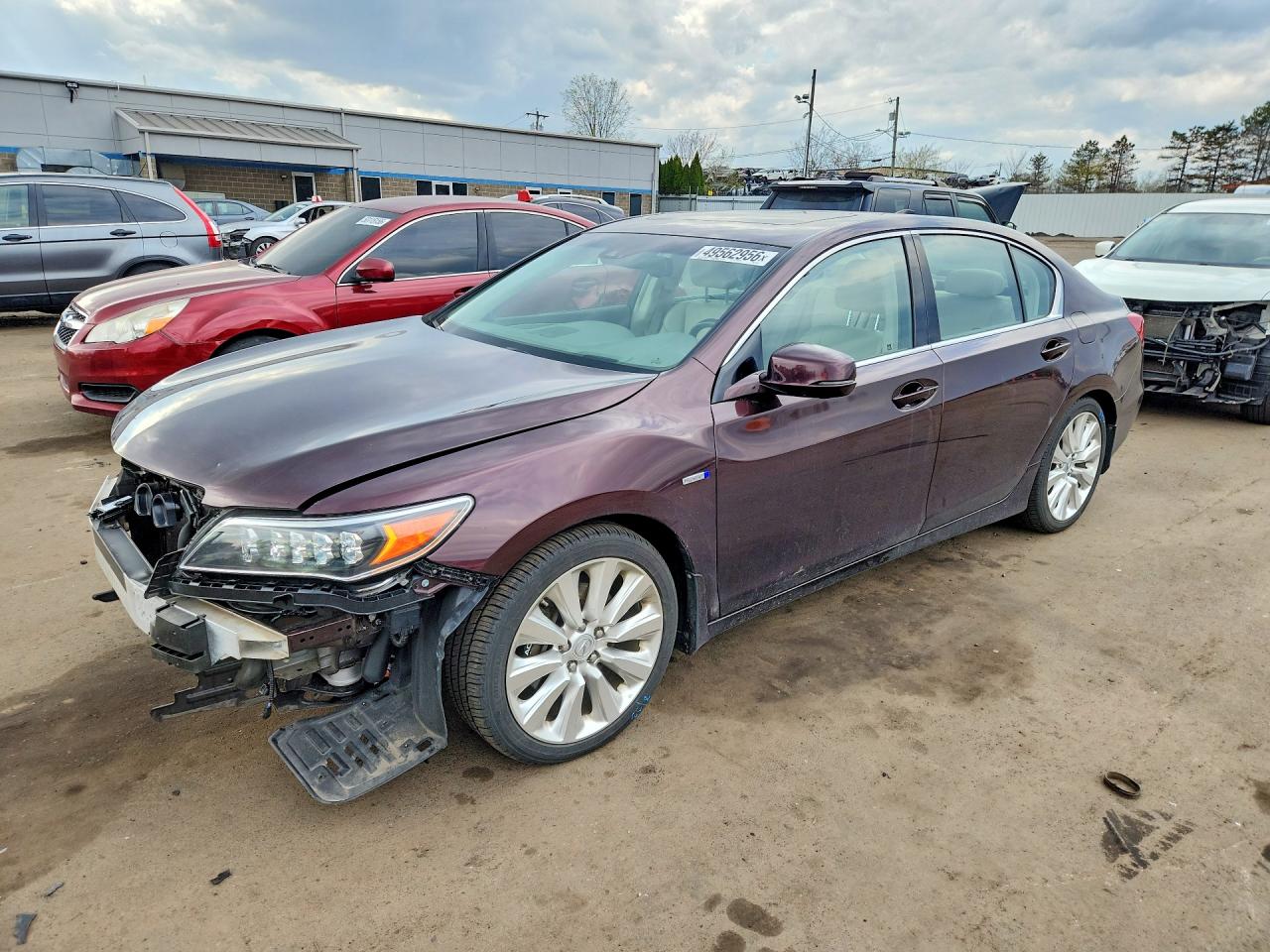 2017 Acura RLX Hybrid Sport, VIN JH4KC2F91HC000020 — Front end