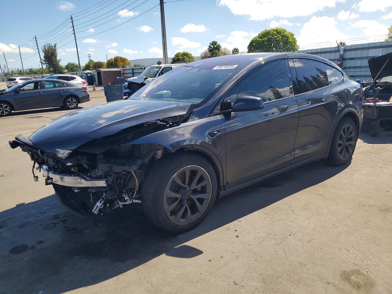 2024 Tesla Model X, VIN 7SAXCDE50RF445213 — Front end