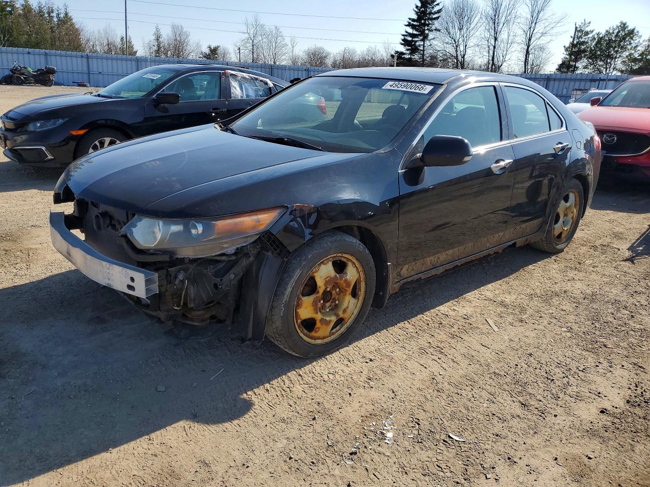 2010 Acura TSX, VIN JH4CU2F50AC800537 — Engine fire