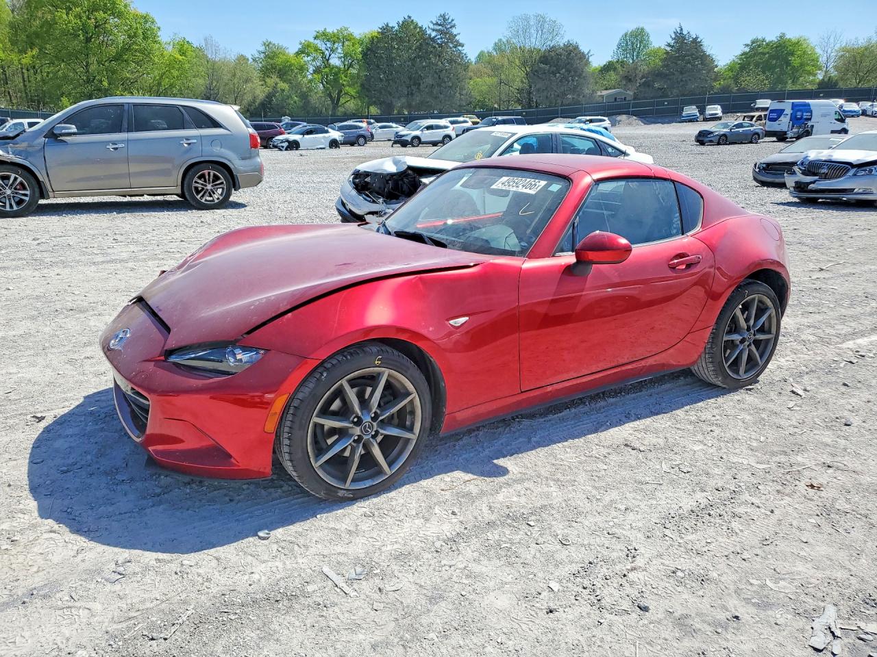 2020 Mazda MX-5 Miata Grand Touring, VIN JM1NDAM7XL0419310 — Front end