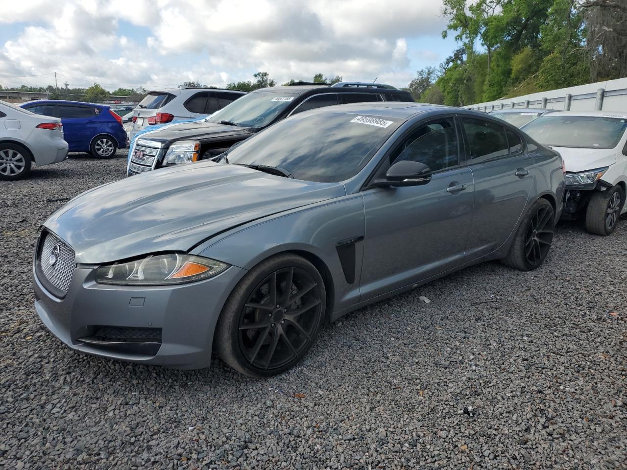 2012 Jaguar XF Portfolio, VIN SAJWA0HB5CLS29338 — Side