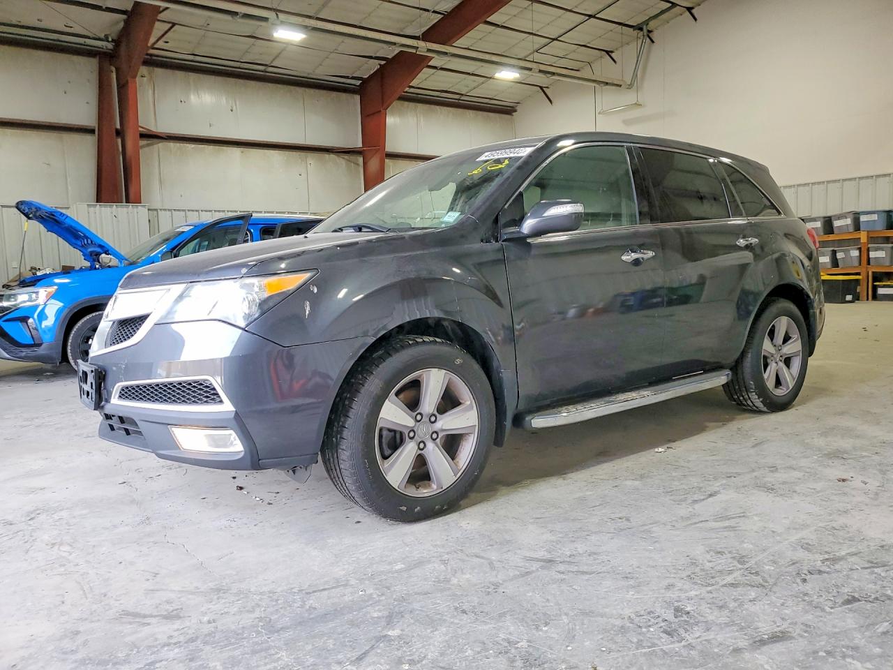 2013 Acura MDX Technology, VIN 2HNYD2H3XDH518128 — Interior fire