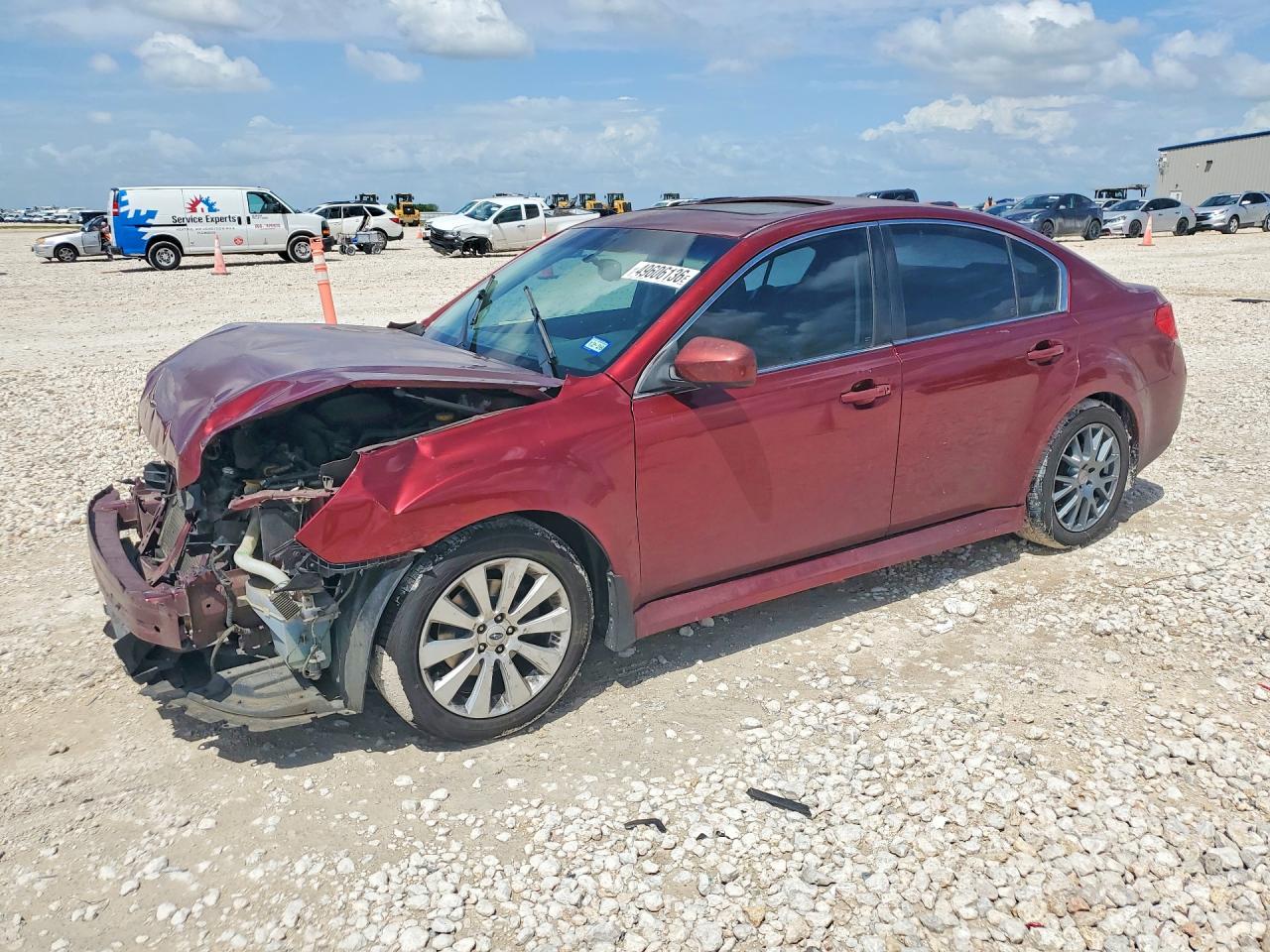 2012 Subaru Legacy Limited, VIN 4S3BMBK64C3013024 — Перед