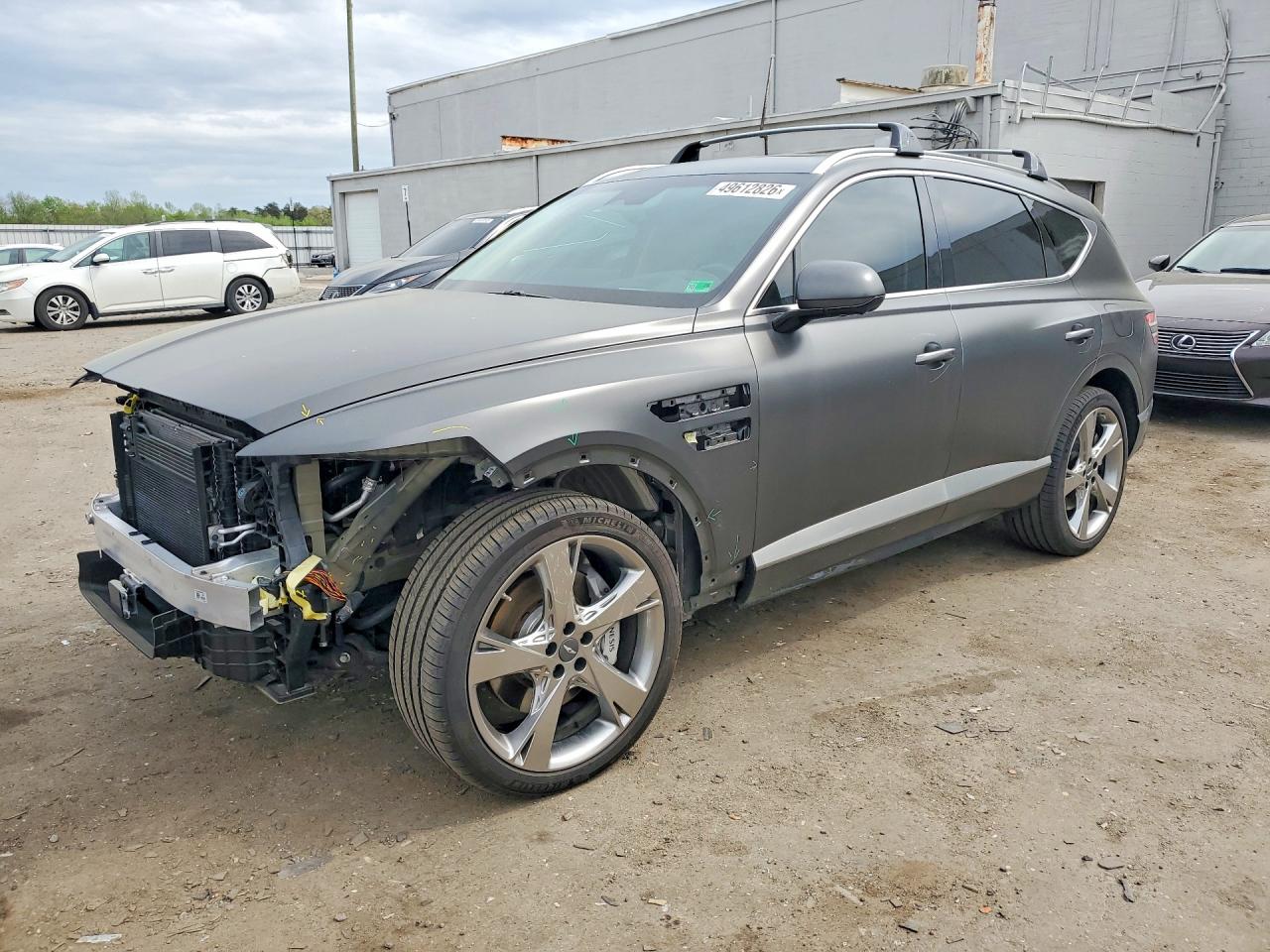 2024 Genesis GV80, VIN KMUHCESC8RU183486 — Front end
