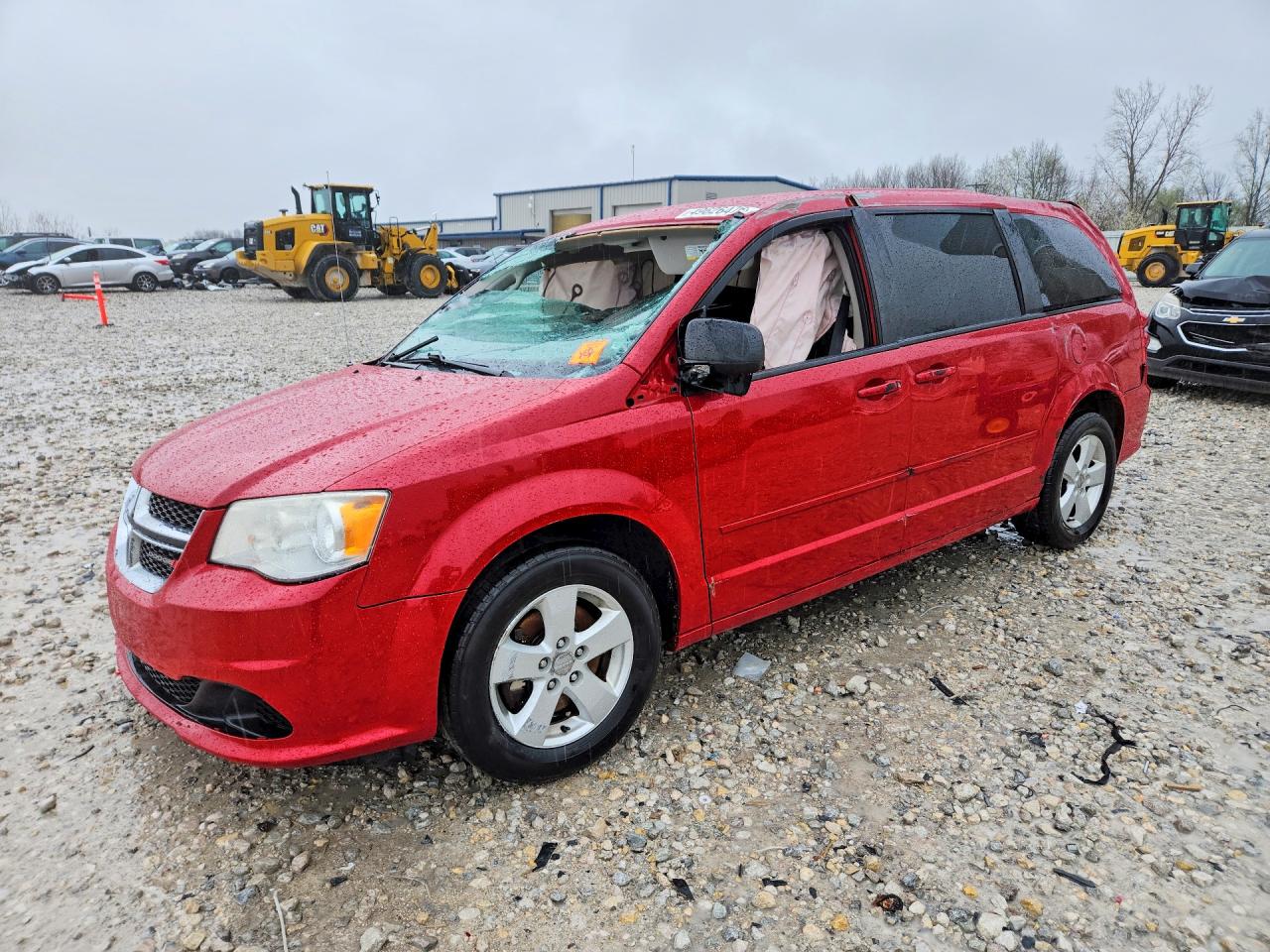 2013 Dodge Grand Caravan SE, VIN 2C4RDGBG2DR648028 — Опрокидывание