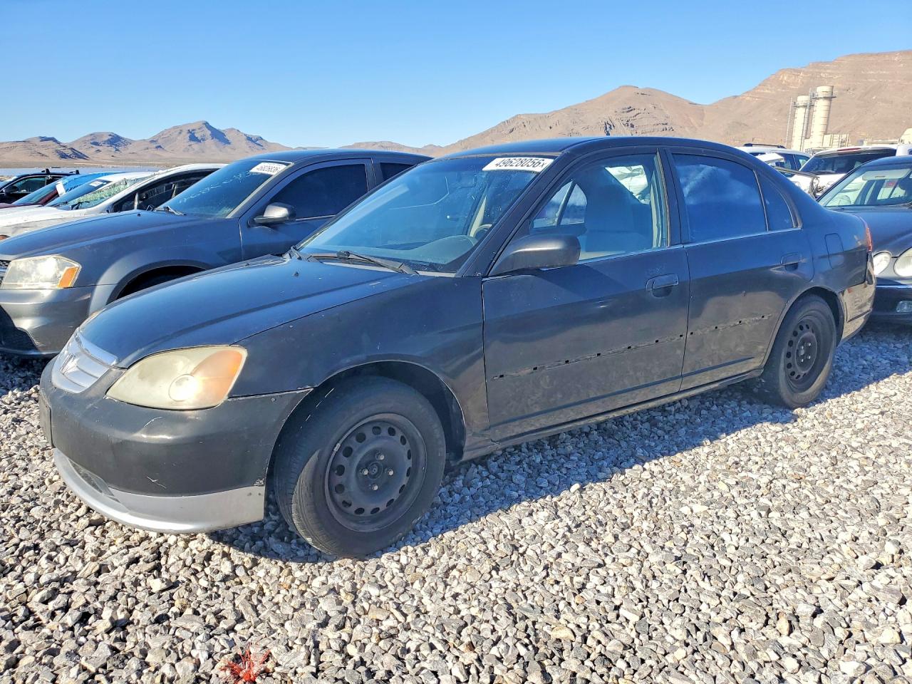 2001 Honda Civic LX, VIN 1HGES16501L043280 — Rear end