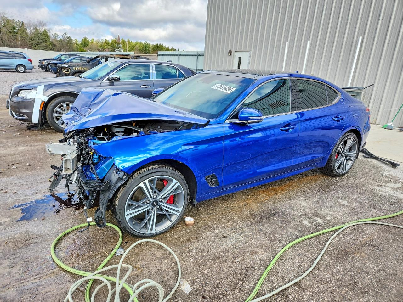 2024 Genesis G70 2.5T, VIN KMTG34SC5RU140623 — Front end