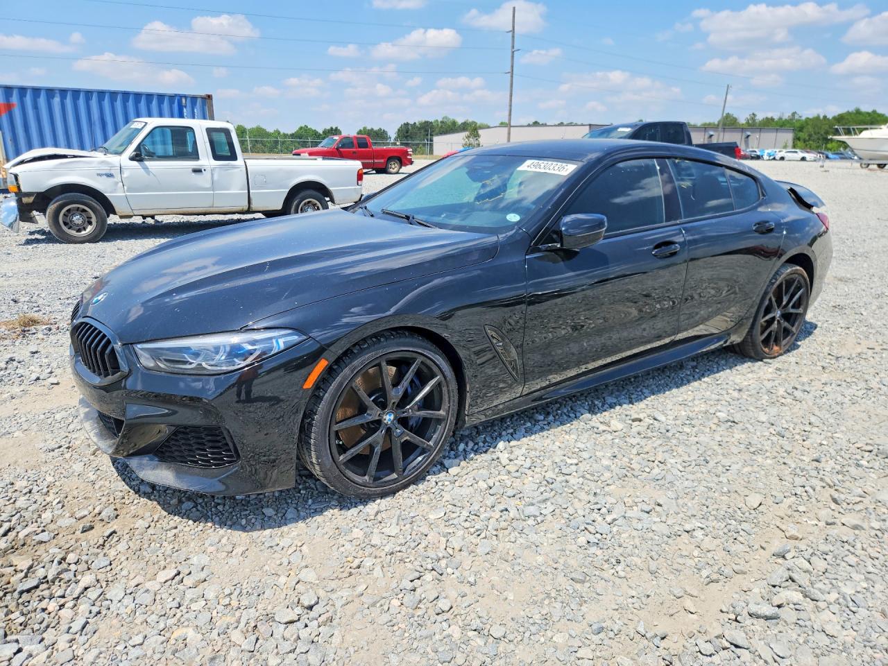 2021 BMW 8 Series 840i, VIN WBAGV2C01MCF98224 — Rear end