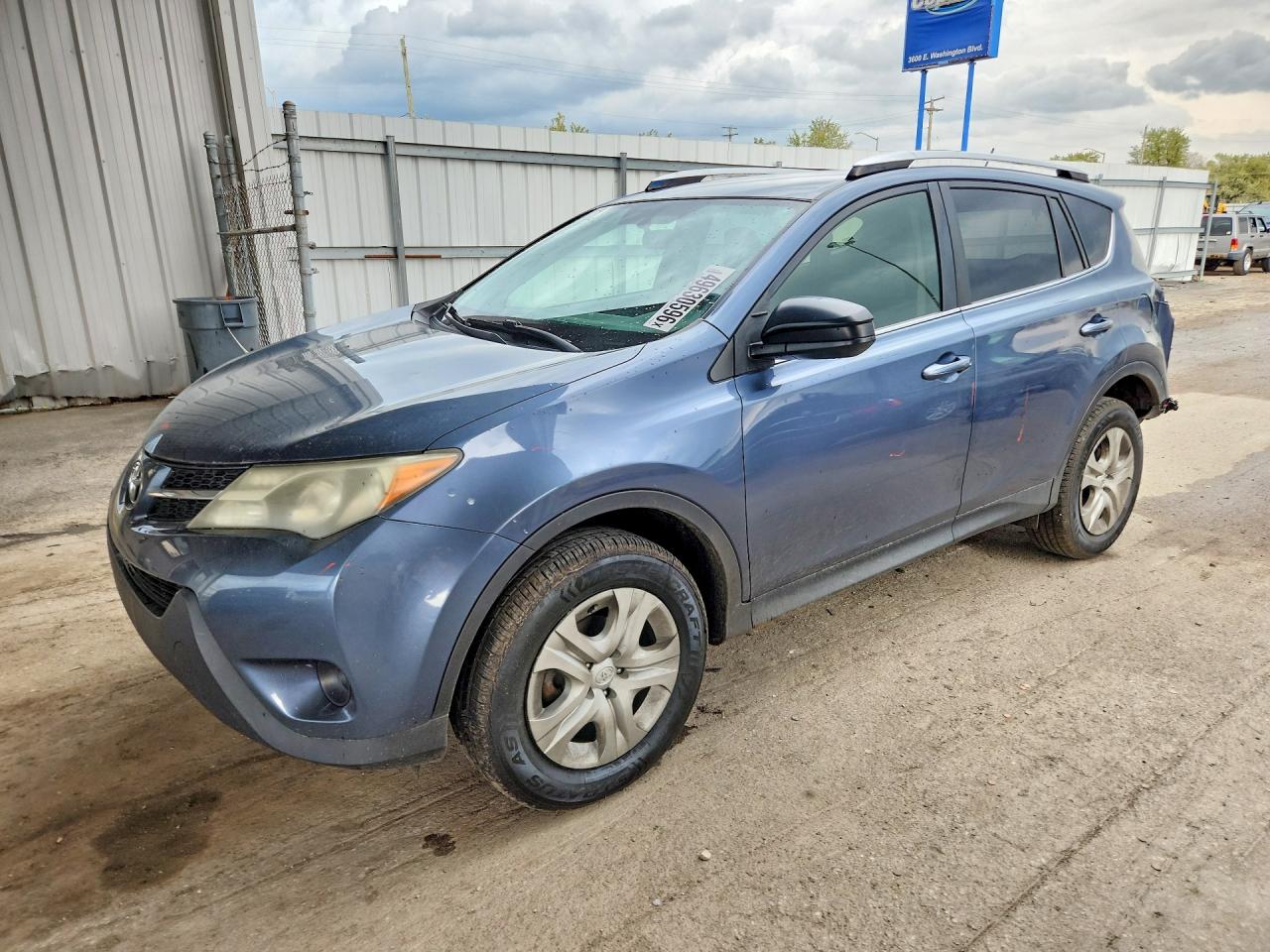 2014 Toyota RAV4 LE, VIN JTMBFREV4ED067863 — Rear end