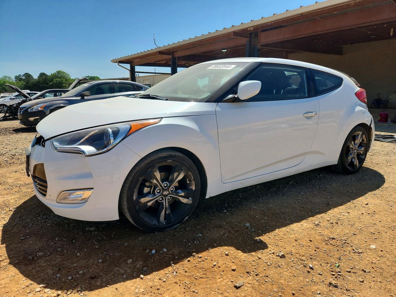 2017 Hyundai Veloster Value Edition, VIN KMHTC6AD9HU317395 — Front end