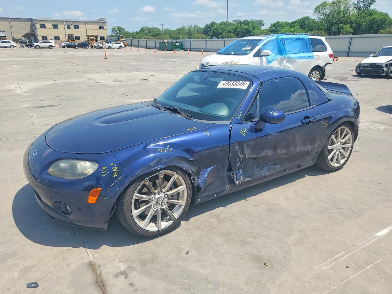 2008 Mazda MX-5 Miata Touring, VIN JM1NC25F180139619 — Side