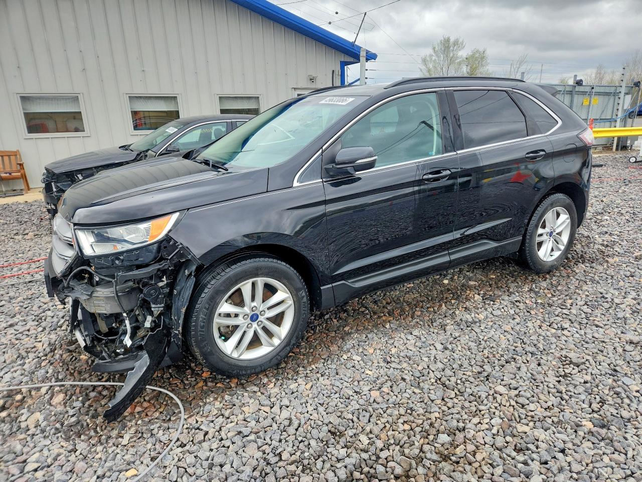 2017 Ford Edge SEL, VIN 2FMPK4J96HBB20002 — Front end