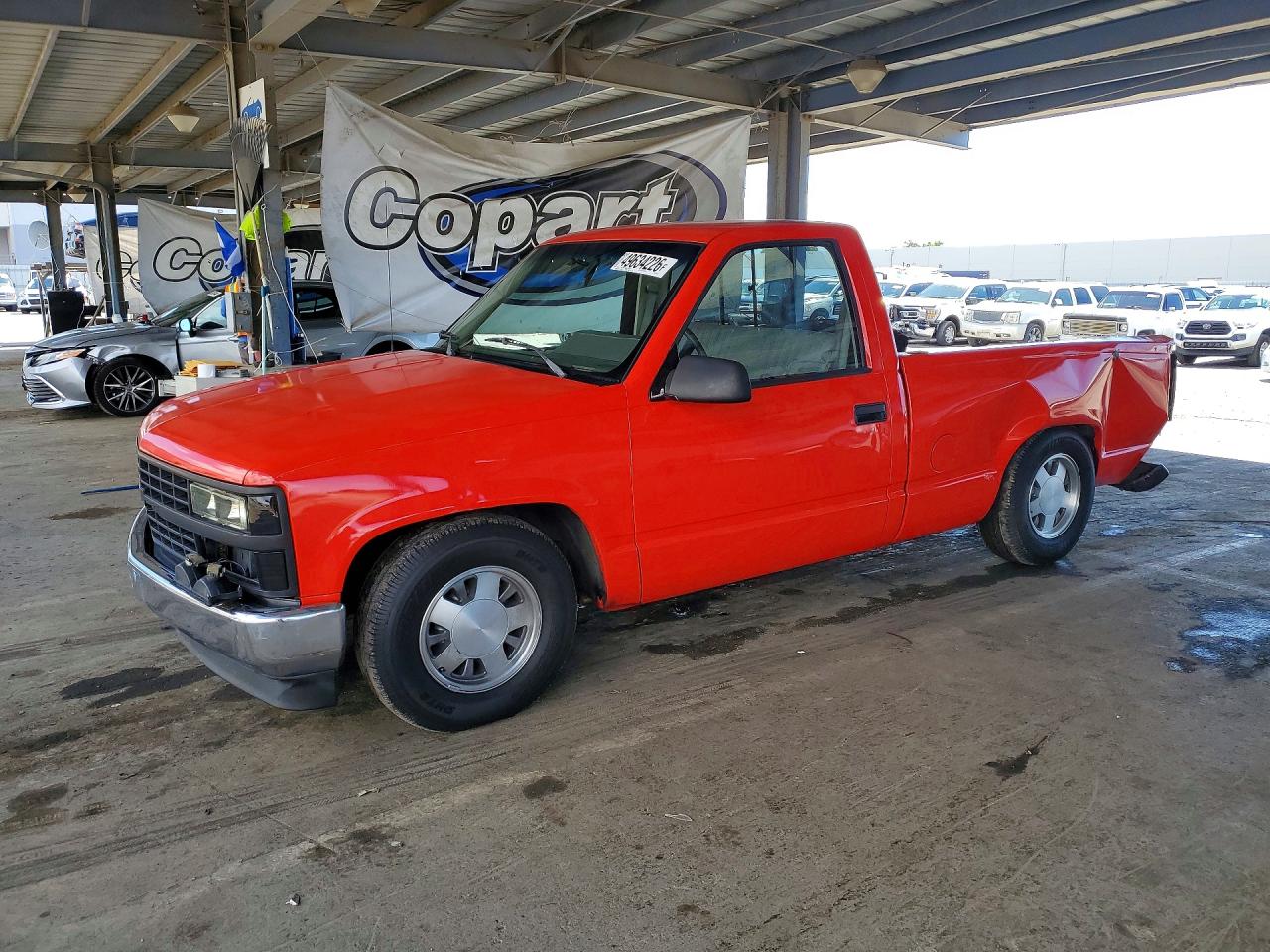1991 GMC Sierra 1500, VIN 1GTDC14Z7MZ534816 — Rear end