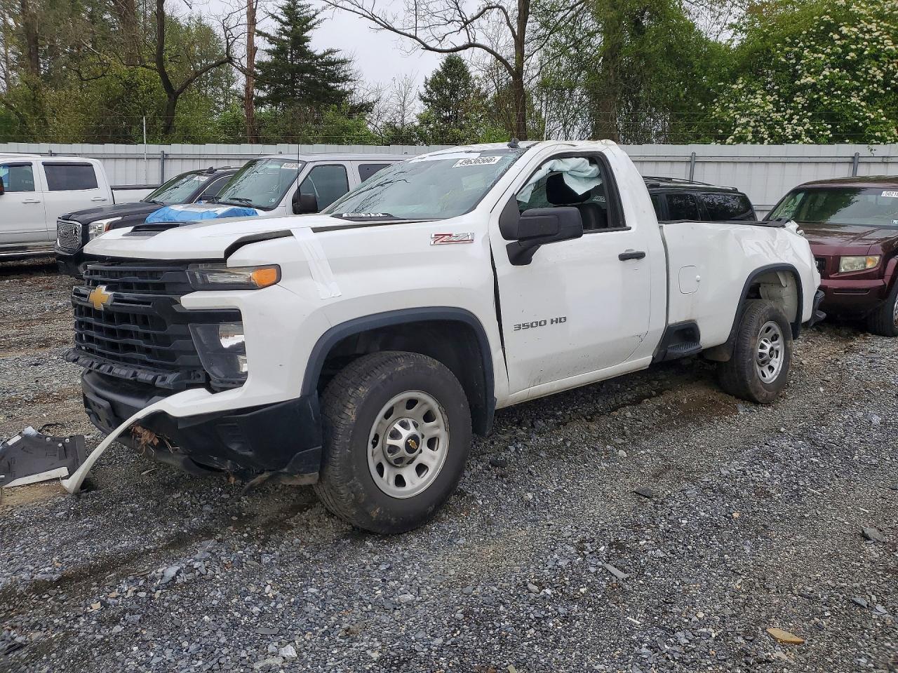 2024 Chevrolet Silverado 3500HD Work Truck, VIN 1GC3YSE7XRF371023 — Rollover