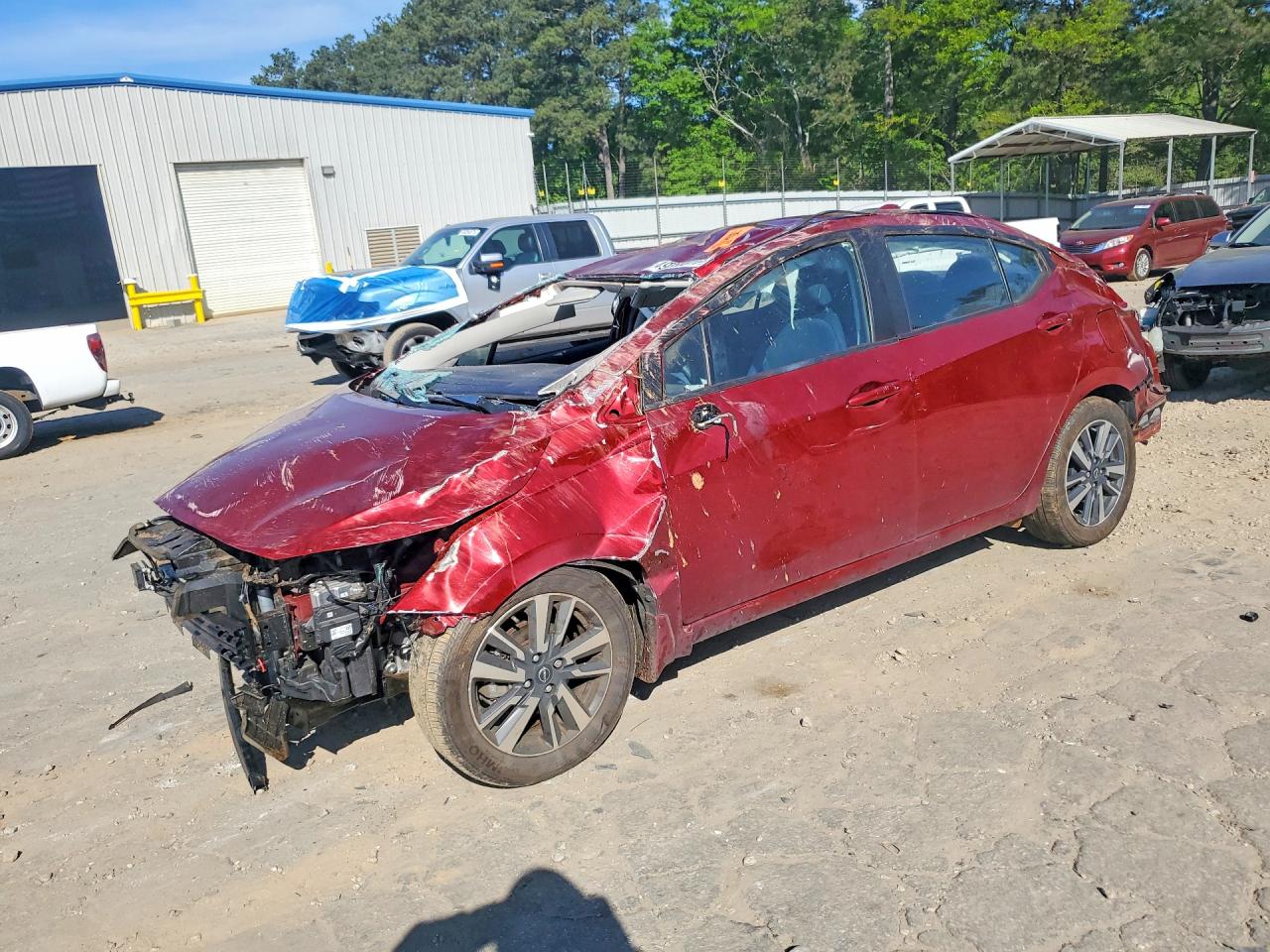 2024 Nissan Versa SV, VIN 3N1CN8EV2RL898153 — Rollover