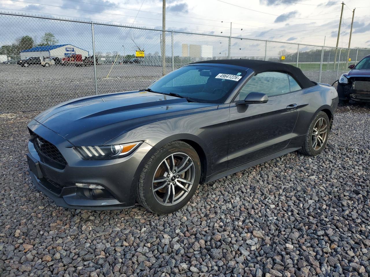2017 Ford Mustang EcoBoost Premium, VIN 1FATP8UH7H5204256 — Rear end