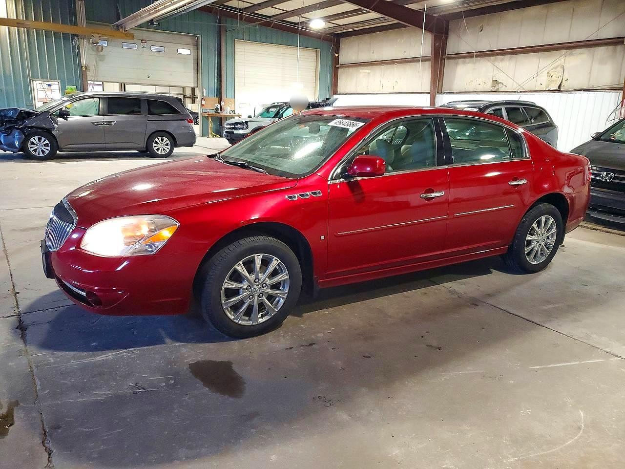 2010 Buick Lucerne CXL, VIN 1G4HC5EMXAU109400 — Interior fire