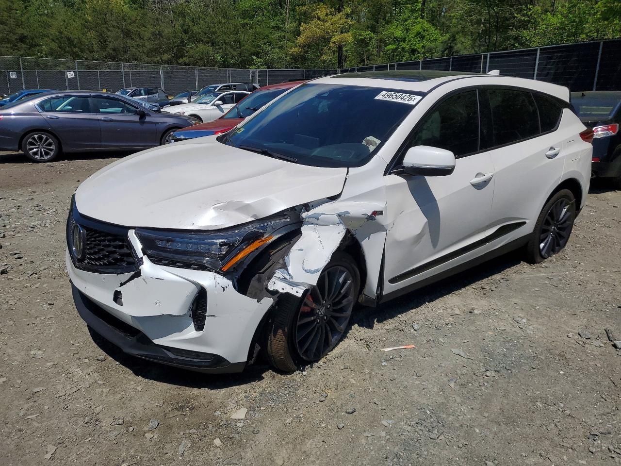 2023 Acura RDX Advance, VIN 5J8TC2H84PL011975 — Front end