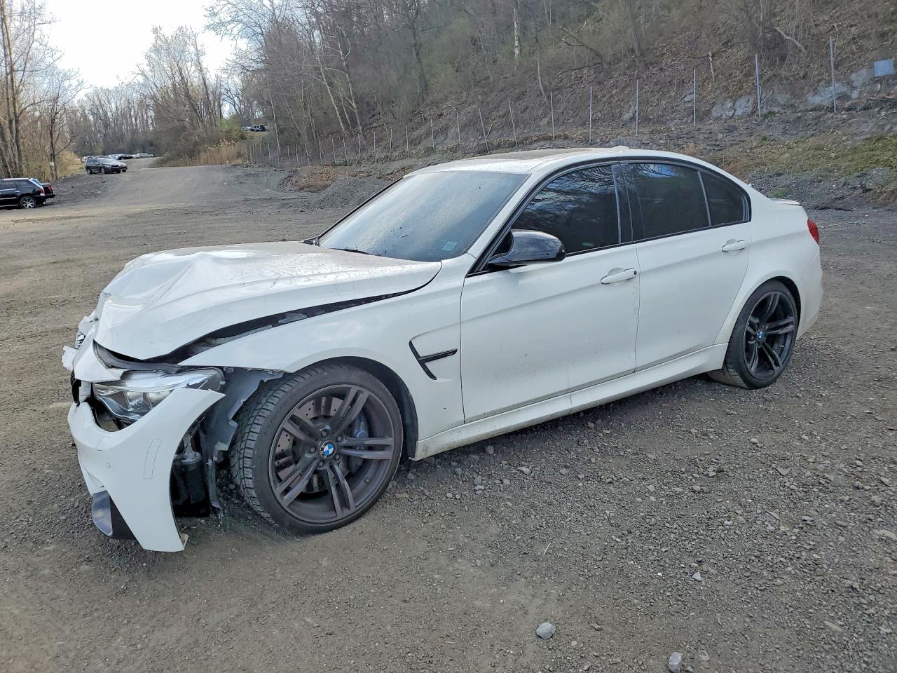 2017 BMW M3, VIN WBS8M9C32H5G85808 — Перед