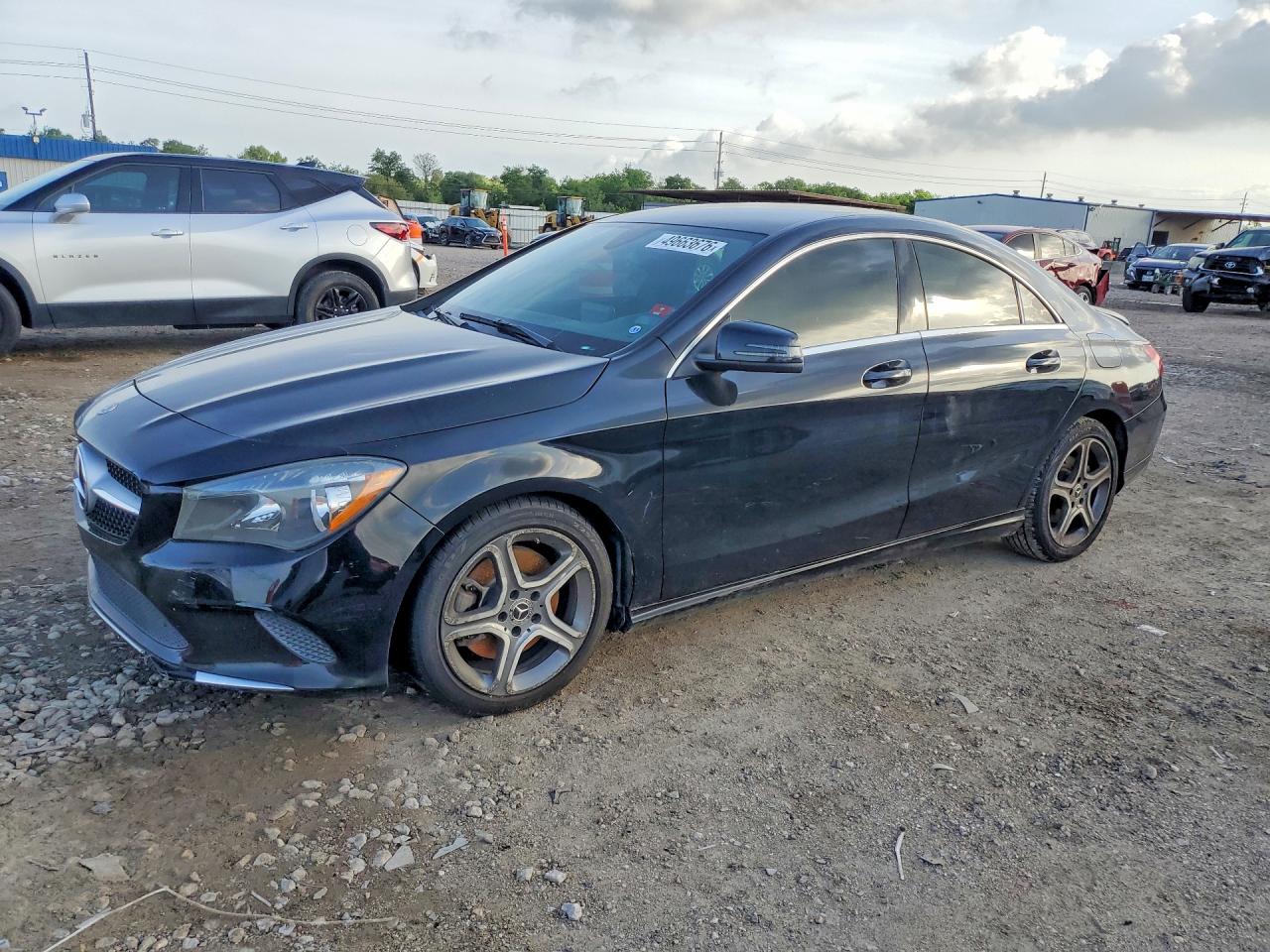 2018 Mercedes-Benz CLA 250, VIN WDDSJ4EB4JN615703 — Rear end