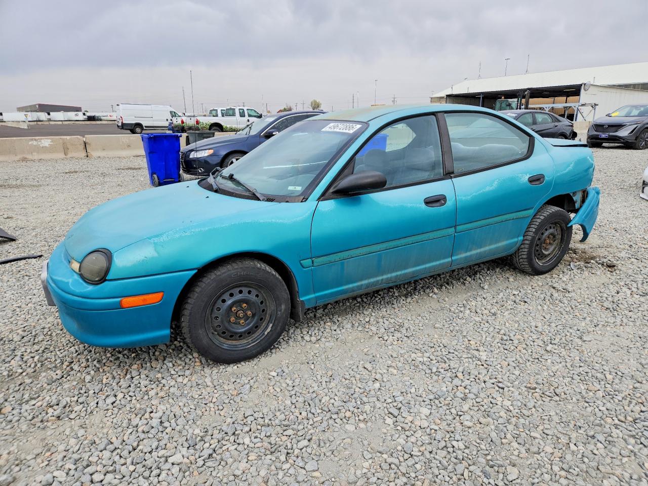 1998 Dodge Neon Competition, VIN 1B3ES47C3WD594965 — Rear end